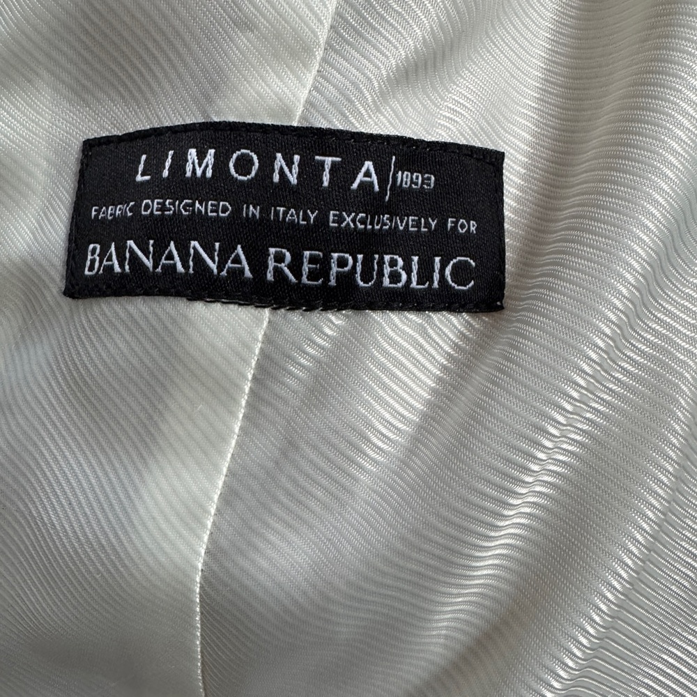 Banana Republic Limonta Trench Coat Jacket Modern Bow Tie Sleeve Tan XS - Picture 12 of 13